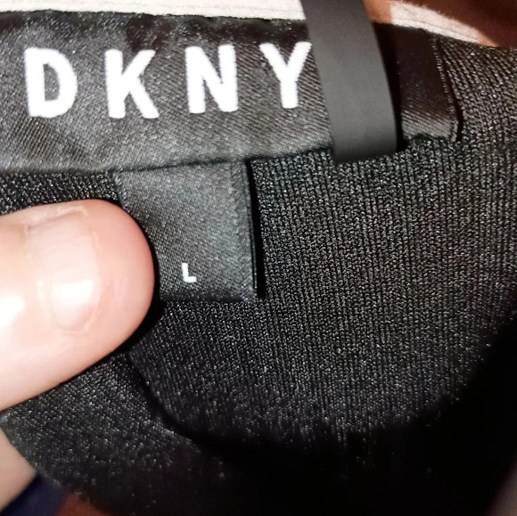 2/$30 DKNY colorblock half sleeve top (#992) - Picture 2 of 7